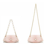 BOLSA FEMONINA FOXER TRANSVERSAL FEITA EM COURO GENUÍNO MODELO ROSE LUMIÈRE