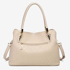 BOLSA FEMININA FOXER FEITAM COURO REFINADO MODELO VERONA BEIGE