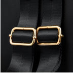 MOCHILA FEMININA PRETA FEITA EM COURO MODELO SERENA BLACK