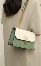 BOLSA FEMININA FOXER FEITAM EM COURO REFINADO MODELO BELLA DUO CHARM