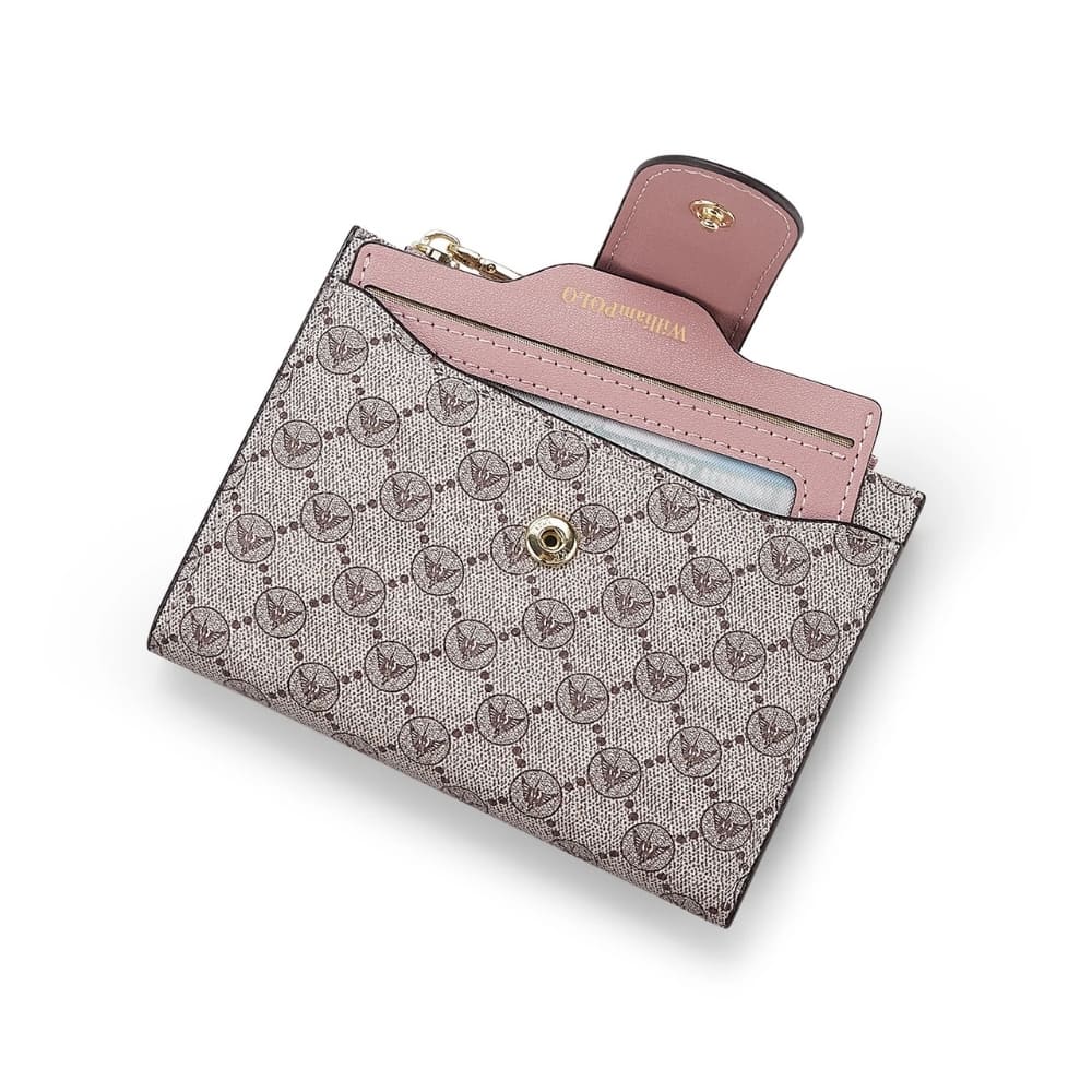 CARTEIRA FEMININA  EM COURO  MODELO BELLA D' ROYALE -LINHA WILLIAM POLO