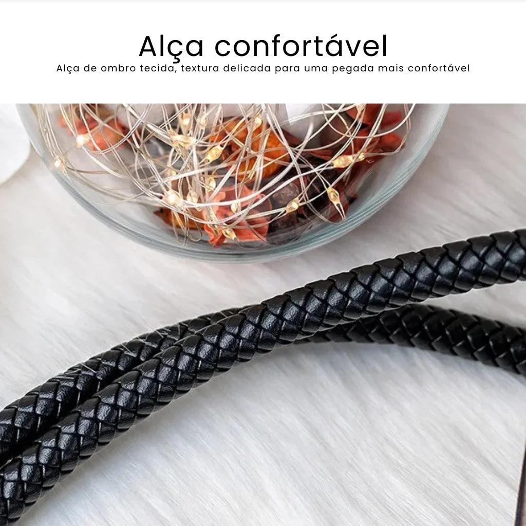 BOLSA FEMININA EM COURO LEGÍTIMO FOXER MODELO VELLUTO  GRAY