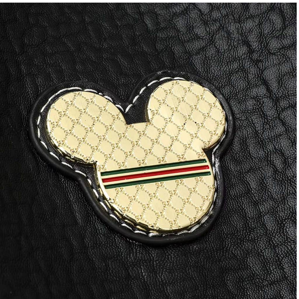 MOCHILA FEMININA PRETA FEITA EM COURO MODELO SERENA BLACK