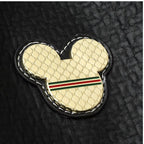 MOCHILA FEMININA PRETA FEITA EM COURO MODELO SERENA BLACK