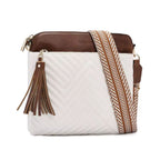 BOLSA FEMININA TRANSVERSAL  FOXER MODELO ALTHÉA  WHAIT