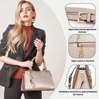 BOLSA FEMININA FOXER FEITA EM COURO GENUÍNO  MODELO  BELLA ROSÊ