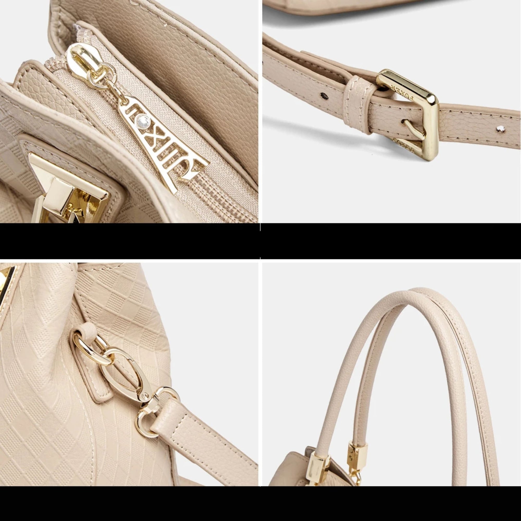 BOLSA FEMININA FOXER FEITA EM COURO GENUÍNO MODELO FOXER MONTAIGNE