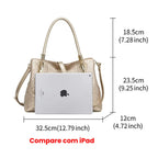 BOLSA FEMININA FOXER TRANVERSAL FEITA EM  COURO GENUÍNO MODELO ALMA GOLDEN