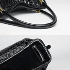 BOLSA FEMININA EM COURO GENNUÍNO FOXER – MODELO BLACK ROYALE