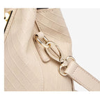 BOLSA FEMININA FOXER FEITAM COURO REFINADO MODELO VERONA BEIGE