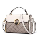 BOLSA FEMININA FOXER FEITA EM COURO REFINADO MODELO CÉLINEA GRAY