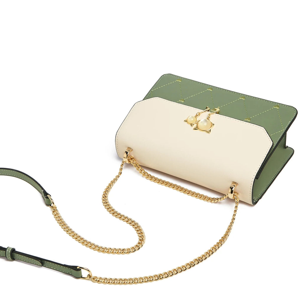 BOLSA FEMININA FOXER FEITAM EM COURO REFINADO MODELO BELLA DUO CHARM