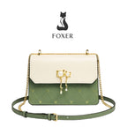 BOLSA FEMININA FOXER FEITAM EM COURO REFINADO MODELO BELLA DUO CHARM