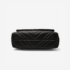 BOLSA FEMININA FOXER MODELO LUXE FLAP BLACK