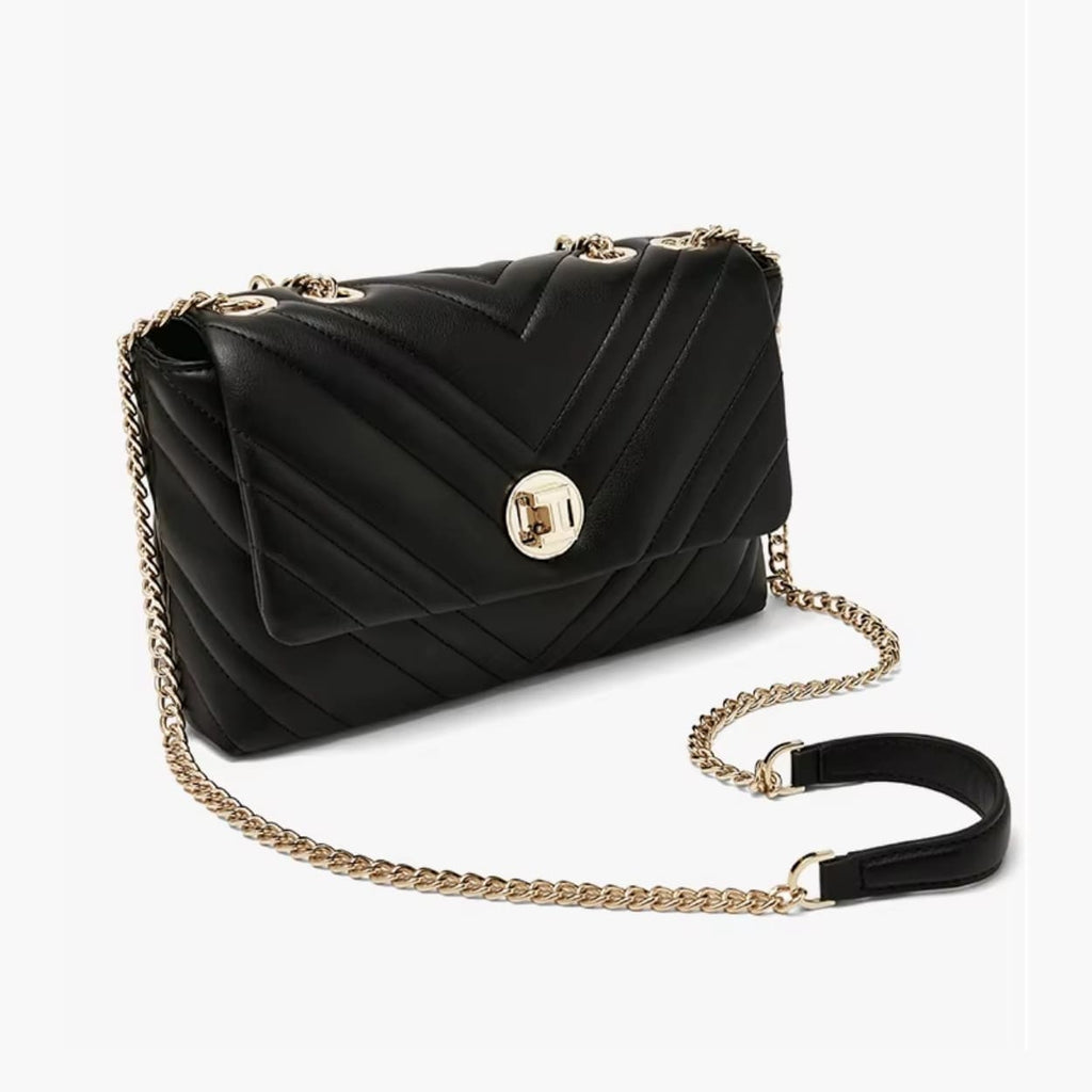 BOLSA FEMININA FOXER MODELO LUXE FLAP BLACK