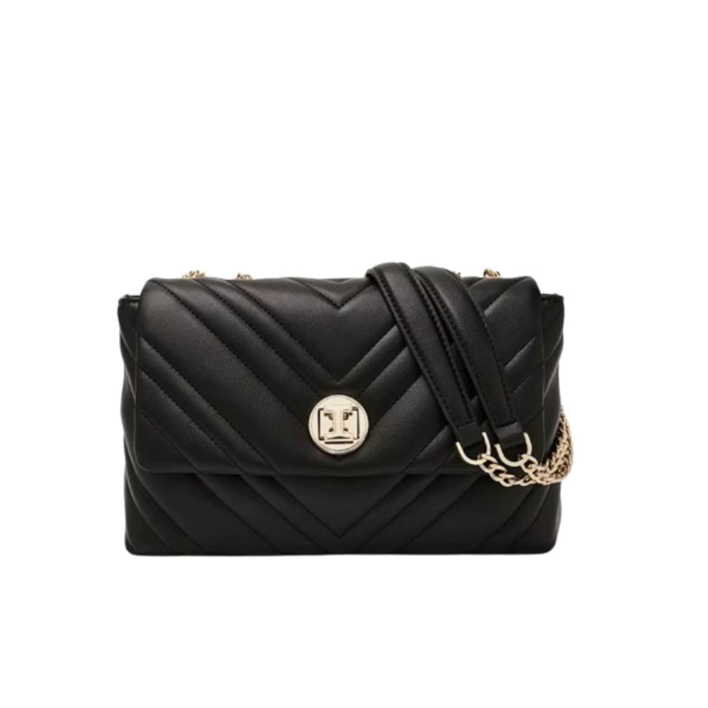 BOLSA FEMININA FOXER MODELO LUXE FLAP BLACK