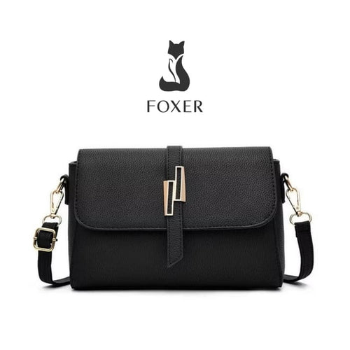BOLSA FEMININA FOXER  EM COURO BOLSA DE OMBRO MODELO VERONA CROSS