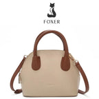 BOLSA  FEMININA DE OMBRO FOXER MODELO MARCELLINE TREILLIS