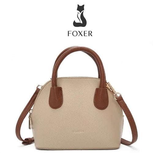 BOLSA  FEMININA DE OMBRO FOXER MODELO MARCELLINE TREILLIS