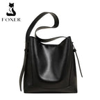BOLSA FEMININA EM COURO  FOXER MODELO VALENCIA BLACK