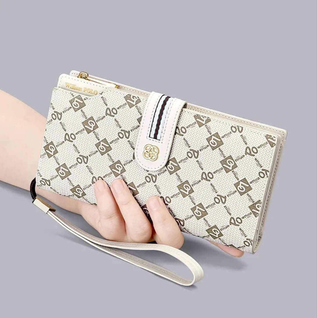 CARTEIRA FEMININA EM COURO  MODELO SUPREME -LINHA WILLIAN POLLO