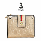 CARTEIRA FEMININA FOXER FEITA EM COURO MODELO VALENTINA