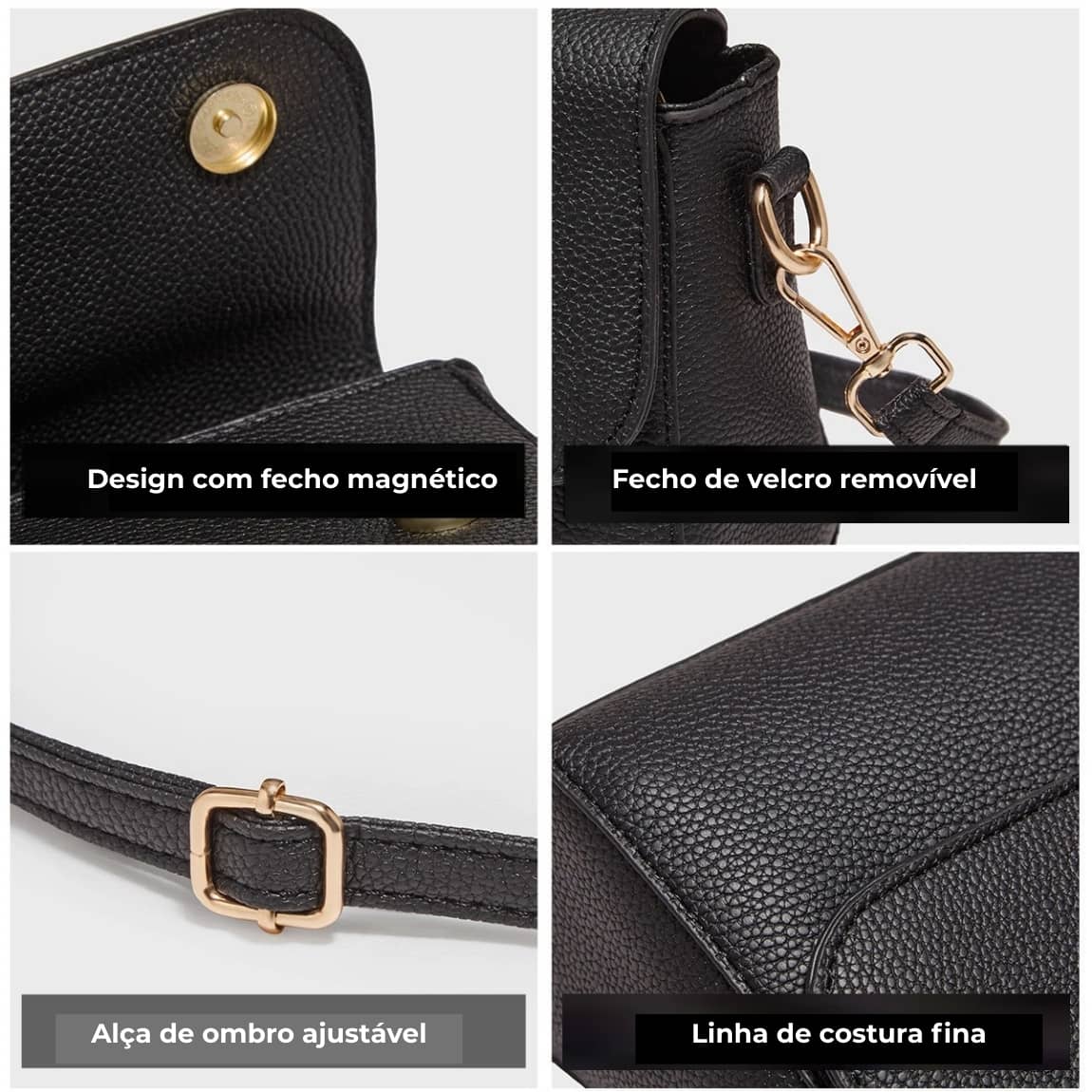 BOLSA FEMININA FOXER  EM COURO BOLSA DE OMBRO MODELO VERONA CROSS