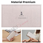 CARTEIRA FEMININA LONGA FOXER FEITA EM CORO REFINADO MODELO MADELEINE