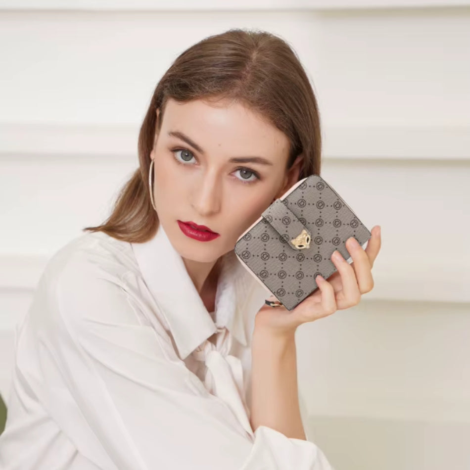 CARTEIRA FEMININA  FOXER FEITA EM COURO MODELO AVENUE MINI