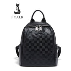 MOCHILA FEMININA FOXER FEITA EM COURO MODELO ÉLÉGANCE BLACK – LINHA PREMIUM