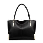 BOLSA FEMININA FOXER FEITA EM COURO GENUÍNO  MODELO LUX DIAMONDBLACK