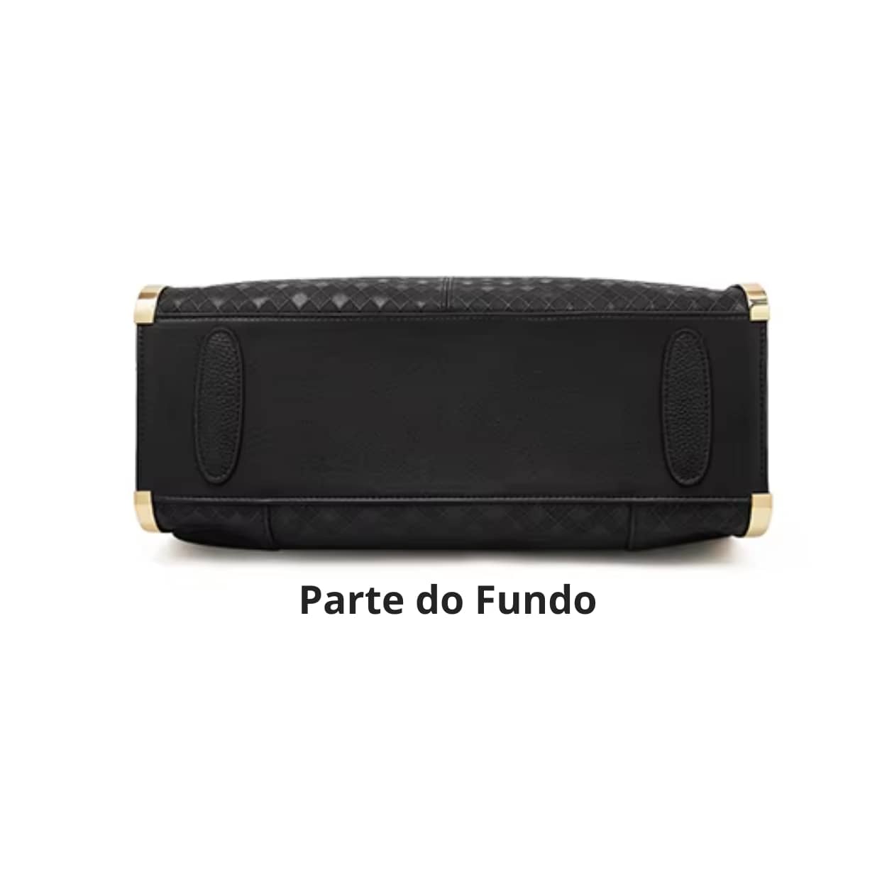 BOLSA FEMININA FOXER FEITA EM COURO GENUÍNO  MODELO LUX DIAMONDBLACK