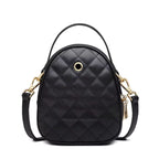 BOLSA FEMININA FOXER FEITA EM COURO REFINADO  MODELO JOLIE BLACK