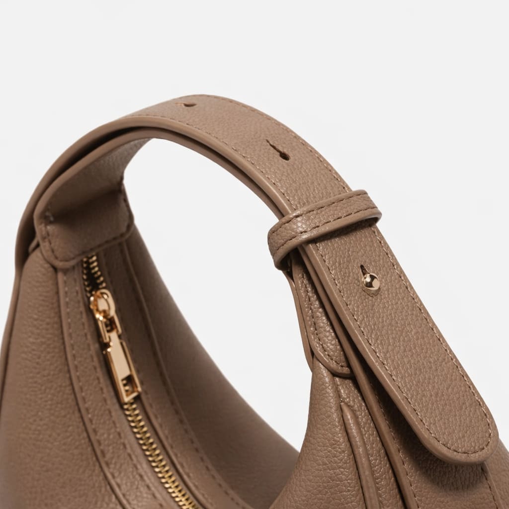 Bolsa Feminina FOXER de Ombro em Couro Legítimo – Modelo Lunéra Brown
