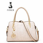 BOLSA FEMININA FOXER FEITA EM COURO GENUÍNO  MODELO  BELLA ROSÊ