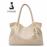 BOLSA FEMININA FOXER FEITA EM COURO GENUÍNO MODELO SAINT-GERMAIN