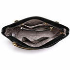 bolsa feminina preta aberta