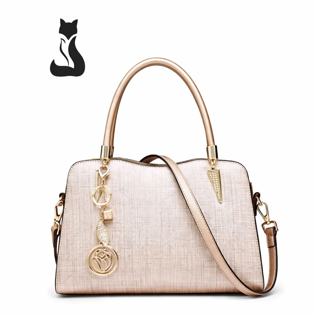 BOLSA FEMININA FOXER FEITA EM COURO GENUÍNO  MODELO  BELLA ROSÊ