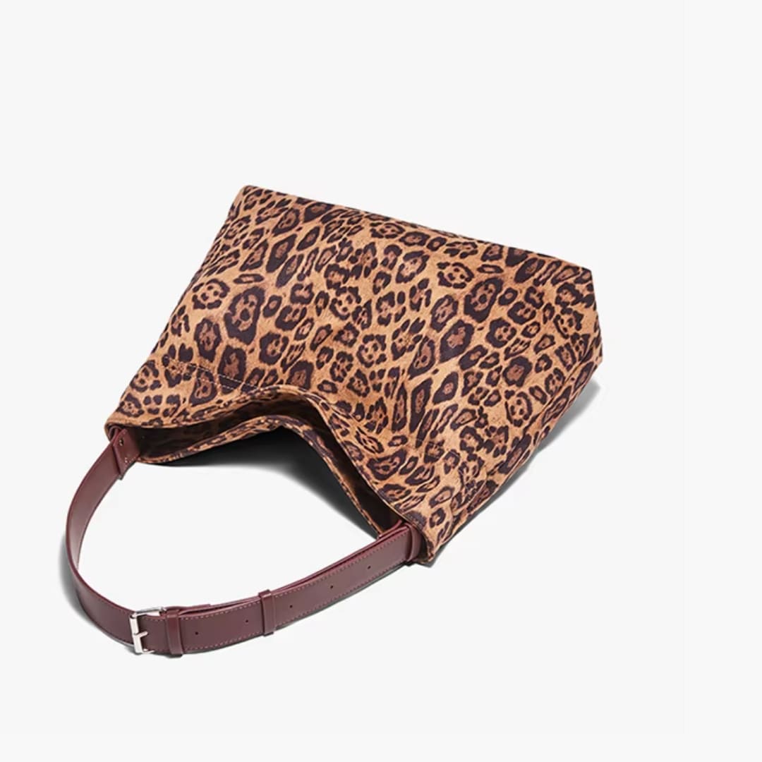 bolsa grande feminina de oncinha 