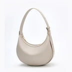 BOLSA FEMININA DE OMBRO FOXER FEITA EM COURO LEGÍTIMO MODELO LUNÉRA WHITE