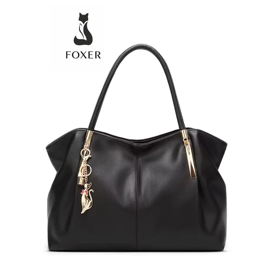 bolsa preta grande  Foxer Majesté Black 