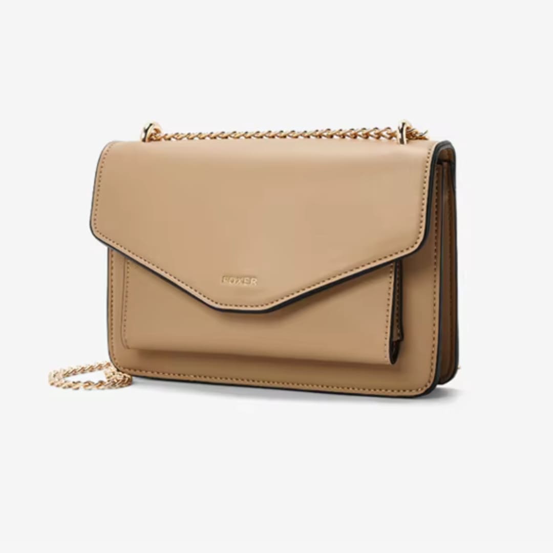 BOLSA FEMININA TYRANSVERSAL FOXER FEITA EM COURO REFINADO MODELO ARVELLE