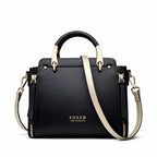 BOLSA FEMIINA EM COURO FOXER MODELO PRESTIGE CABAS BLACK