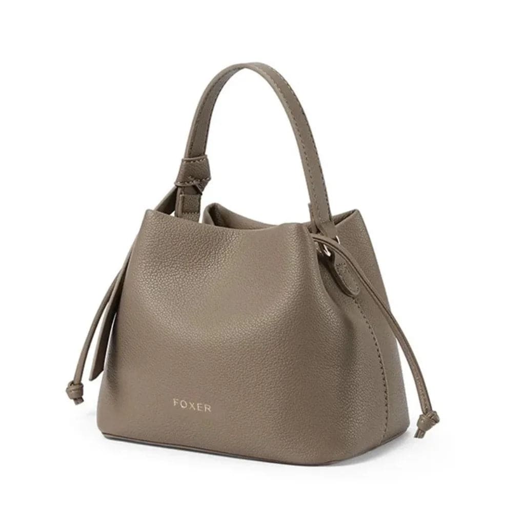 BOLSA FEMININA FOXER FEITA EM COURO MODELO  RAVELLE  BEIGE