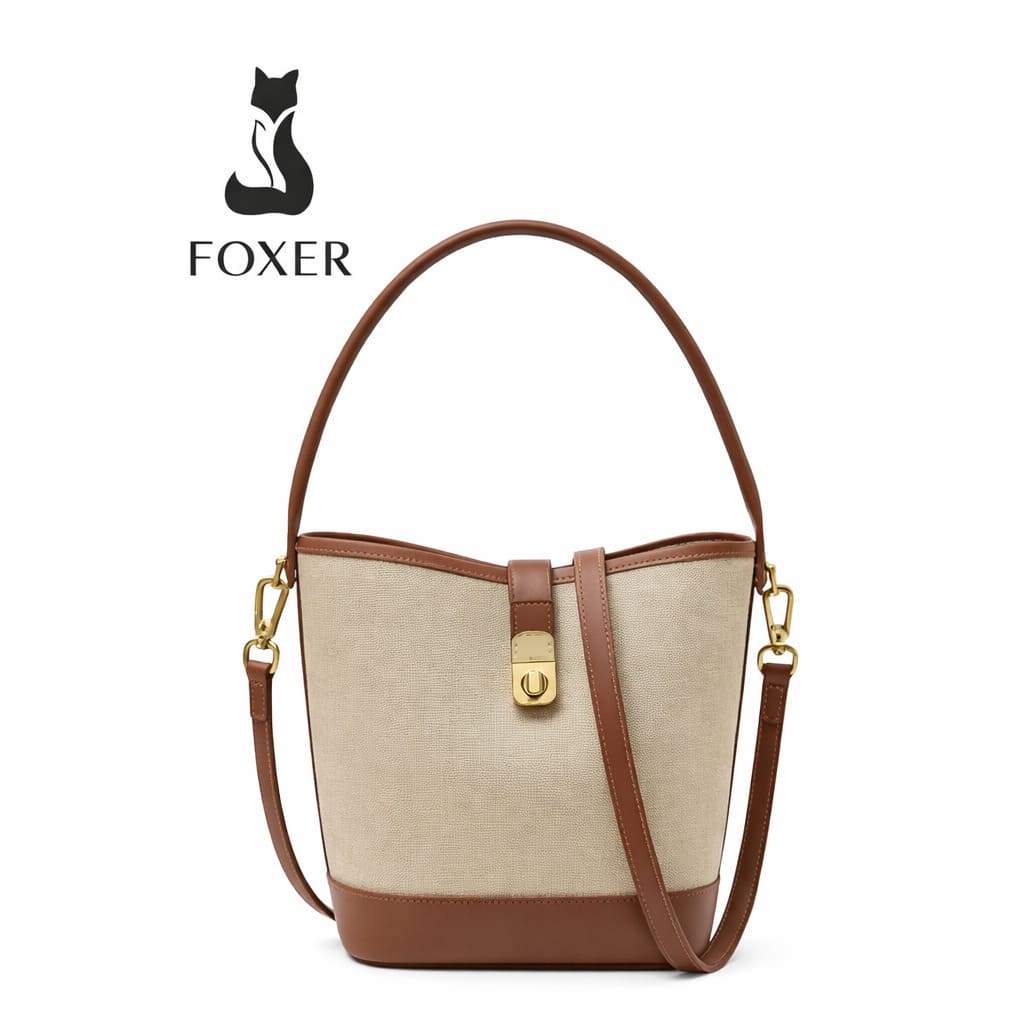 BOLSA FEMININA FOXER FEITA EM COURO MODELO SAINT HONORÉ