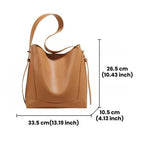 BOLSA FEMININA EM COURO  FOXER MODELO VALENCIA BROWN
