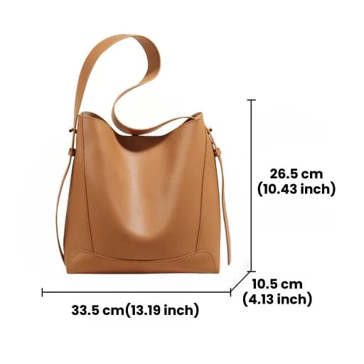 BOLSA FEMININA EM COURO  FOXER MODELO VALENCIA BROWN