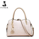 BOLSA FEMININA FOXER FEITA EM COURO GENUÍNO  MODELO  BELLA ROSÊ