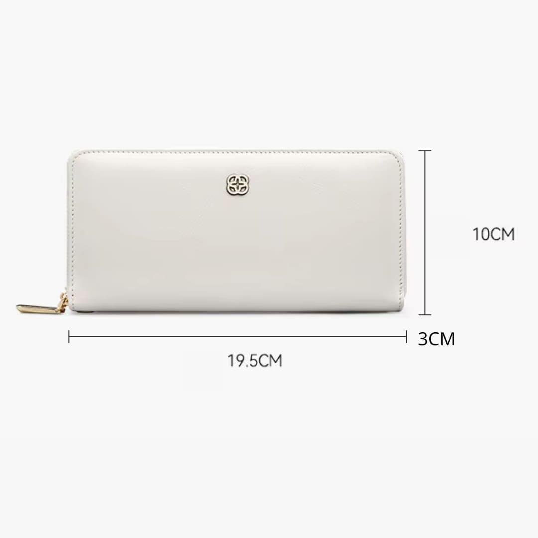 CARTEIRA FEMININA FEITA EM COURO GENUÍNO MODELO  RIVOLÉE – LINHA  WILLIAM POLO