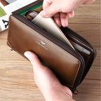 CARTEIRA FEMININA LONGA FEITA EM COURO GENUÍNO MODELO CAPUCINES LONGUE – LINHA WILLIAM POLO